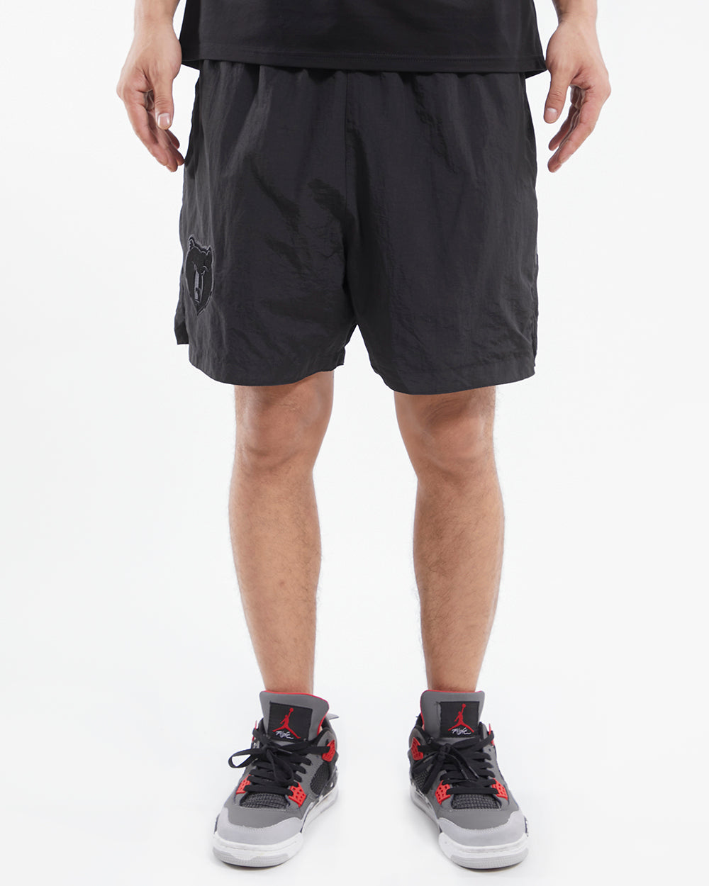 NBA MEMPHIS GRIZZLIES NEUTRAL 2.0 MEN'S WOVEN SHORT (BLACK)