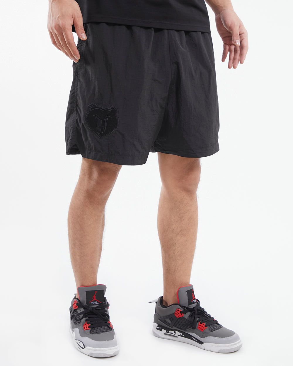 NBA MEMPHIS GRIZZLIES NEUTRAL 2.0 MEN'S WOVEN SHORT (BLACK)