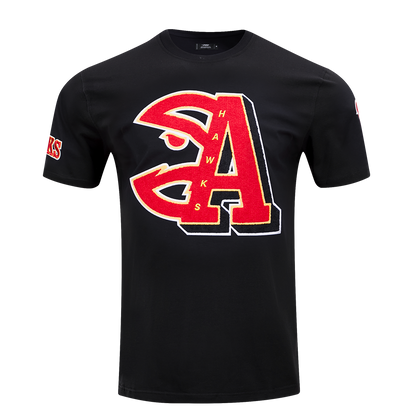 NBA ATLANTA HAWKS MASHUP MEN'S TEE (BLACK)