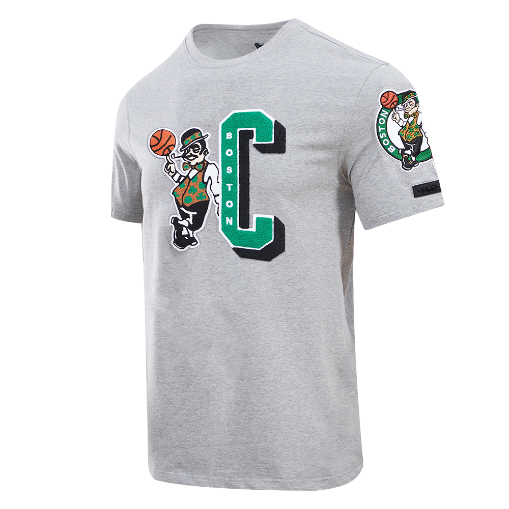 NBA BOSTON CELTICS MASHUP MEN'S TEE (HEATHER GREY)