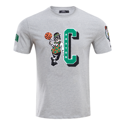 NBA BOSTON CELTICS MASHUP MEN'S TEE (HEATHER GREY)