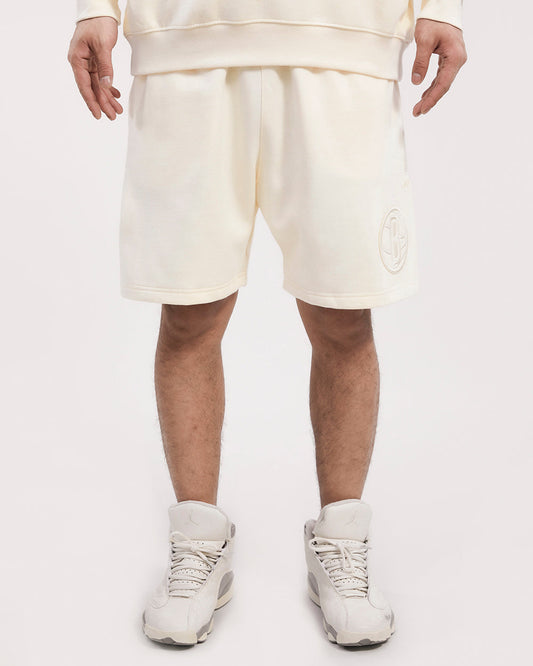 NBA BROOKLYN NETS NEUTRAL MEN'S SHORT (EGGSHELL)