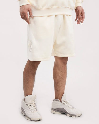 NBA BROOKLYN NETS NEUTRAL MEN'S SHORT (EGGSHELL)