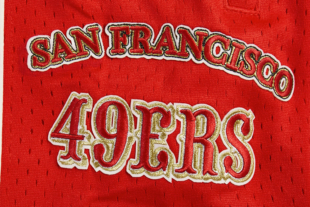 NFL SAN FRANCISCO 49ERS RETRO CLASSIC MEN'S 2.0 SHORT (EGGSHELL/ RED)