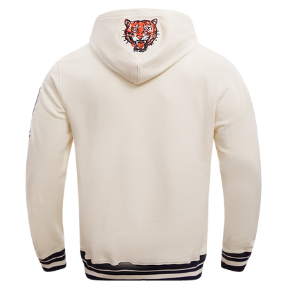 MLB DETROIT TIGERS RETRO CLASSIC MEN'S PO HOODIE (EGGSHELL/MIDNIGHT NAVY)