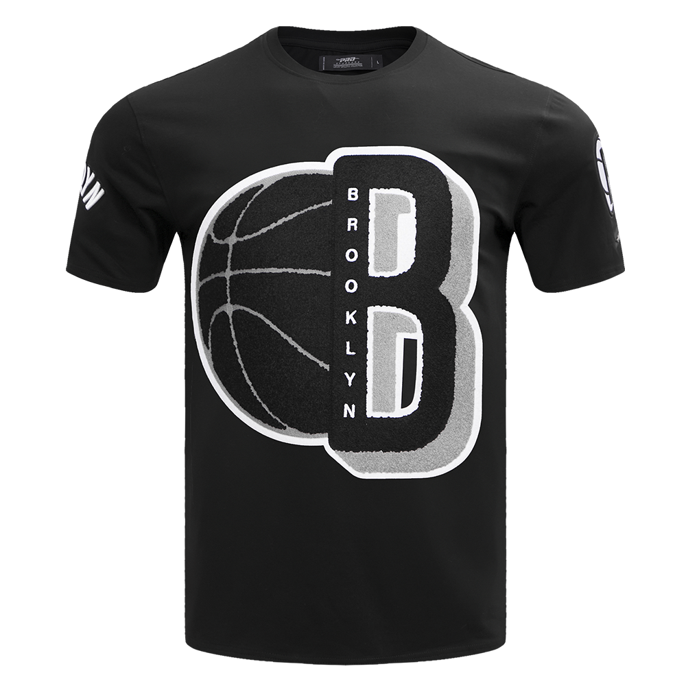 NBA BROOKLYN NETS MASHUP MEN'S TEE (BLACK)