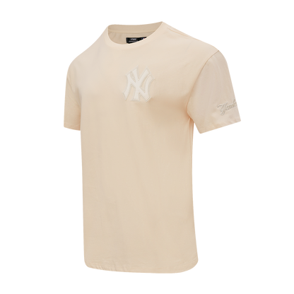 MLB NEW YORK YANKEES NEUTRAL DROP SHOULDER MEN'S TOP (EGGSHELL)