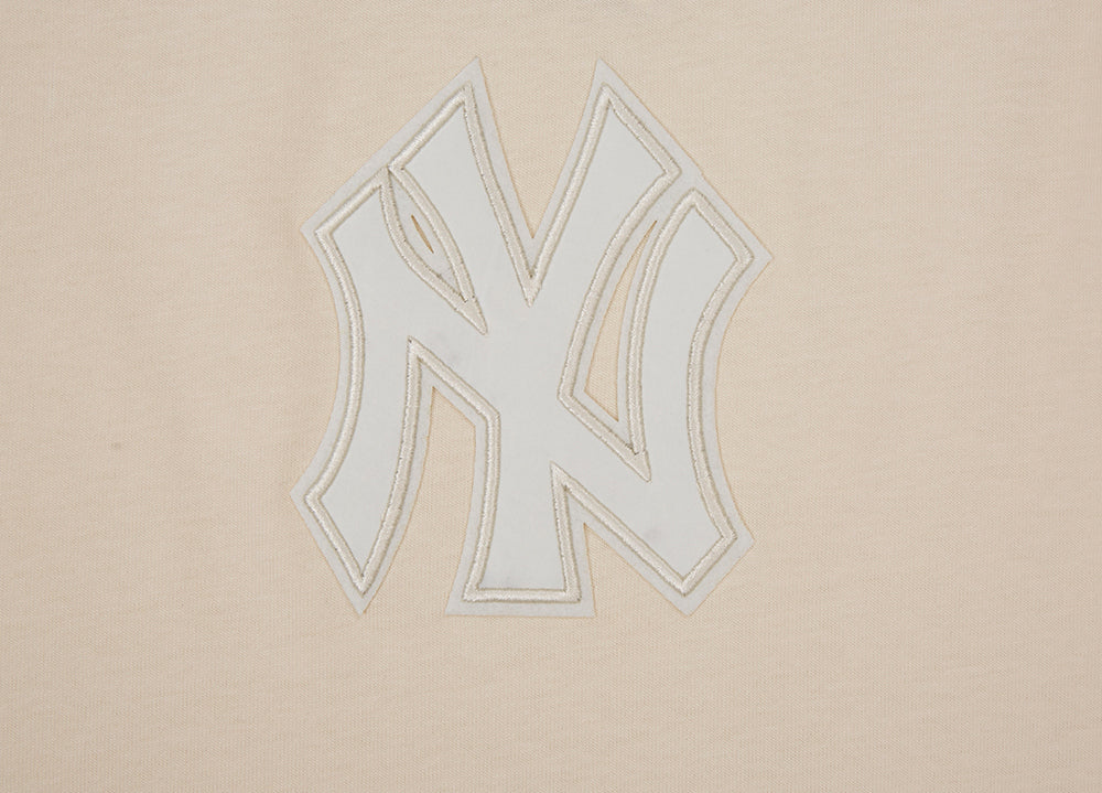 MLB NEW YORK YANKEES NEUTRAL DROP SHOULDER MEN'S TOP (EGGSHELL)