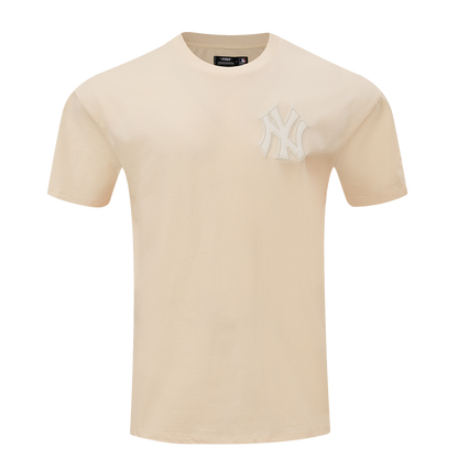 MLB NEW YORK YANKEES NEUTRAL DROP SHOULDER MEN'S TOP (EGGSHELL)