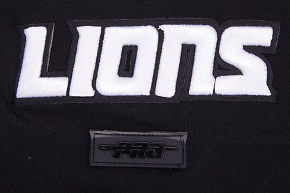 NFL DETROIT LIONS MASHUP MEN'S TEE (BLACK)