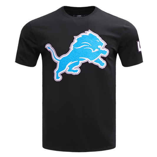 NFL DETROIT LIONS MASHUP MEN'S TEE (BLACK)