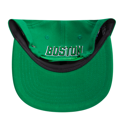 NBA BOSTON CELTICS MASHUP UNISEX WOOL SNAPBACK HAT (KELLY GREEN)