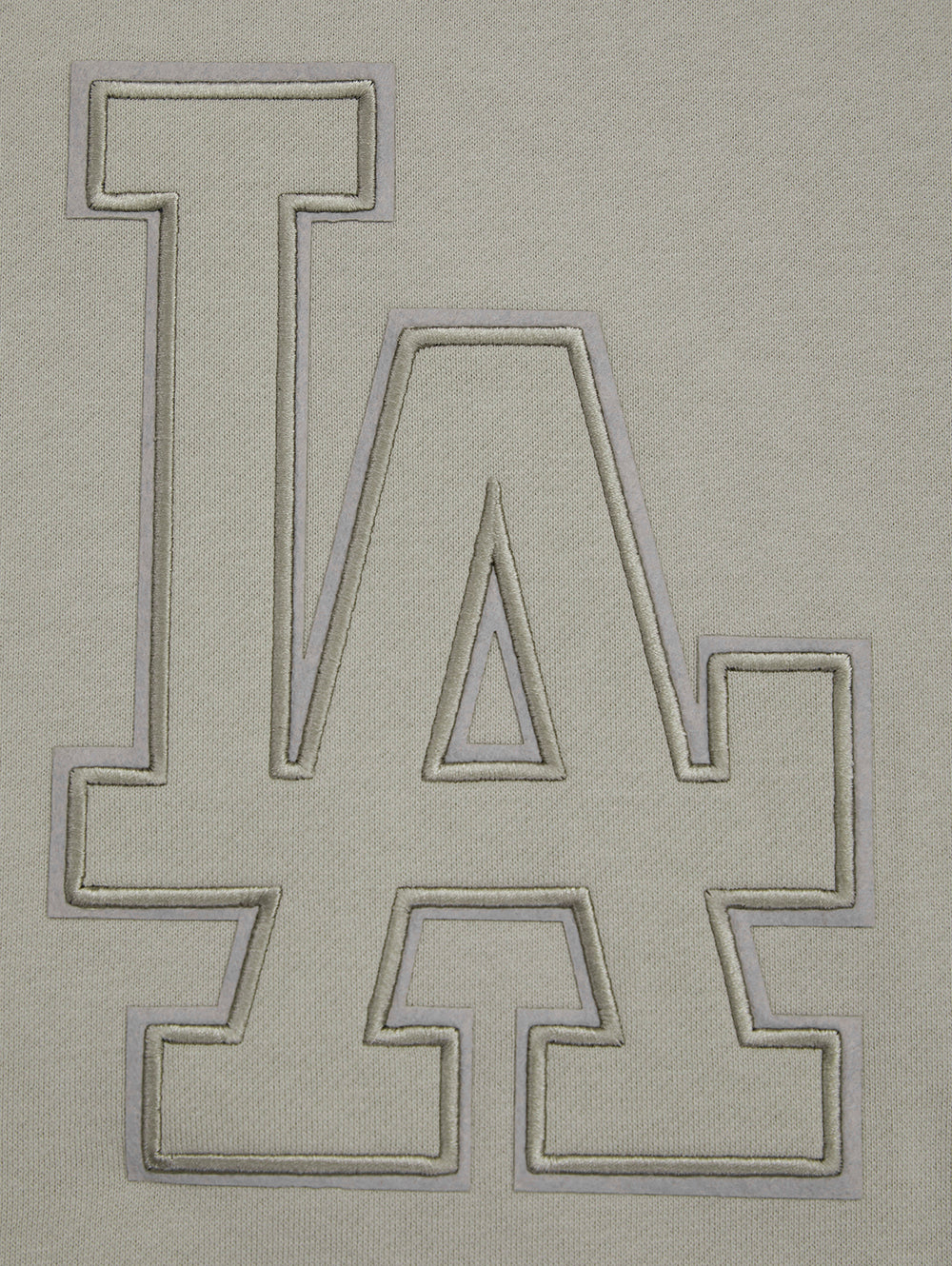 MLB LOS ANGELES DODGERS NEUTRAL DROP SHOULDER FLC CREWNECK (TAUPE)