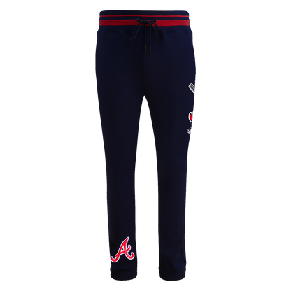 MLB ATLANTA BRAVES MASHUP LOGO MEN'S SWEATPANT (MIDNIGHT NAVY)