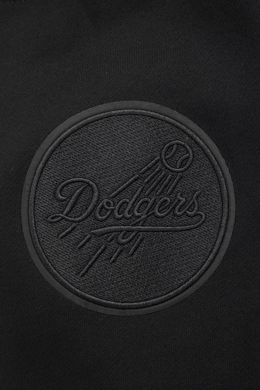 MLB LOS ANGELES DODGERS NEUTRAL DROP SHOULDER MEN'S PO HOODIE (BLACK)