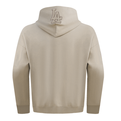 MLB LOS ANGELES DODGERS NEUTRAL DROP SHOULDER MEN'S PO HOODIE (TAUPE)