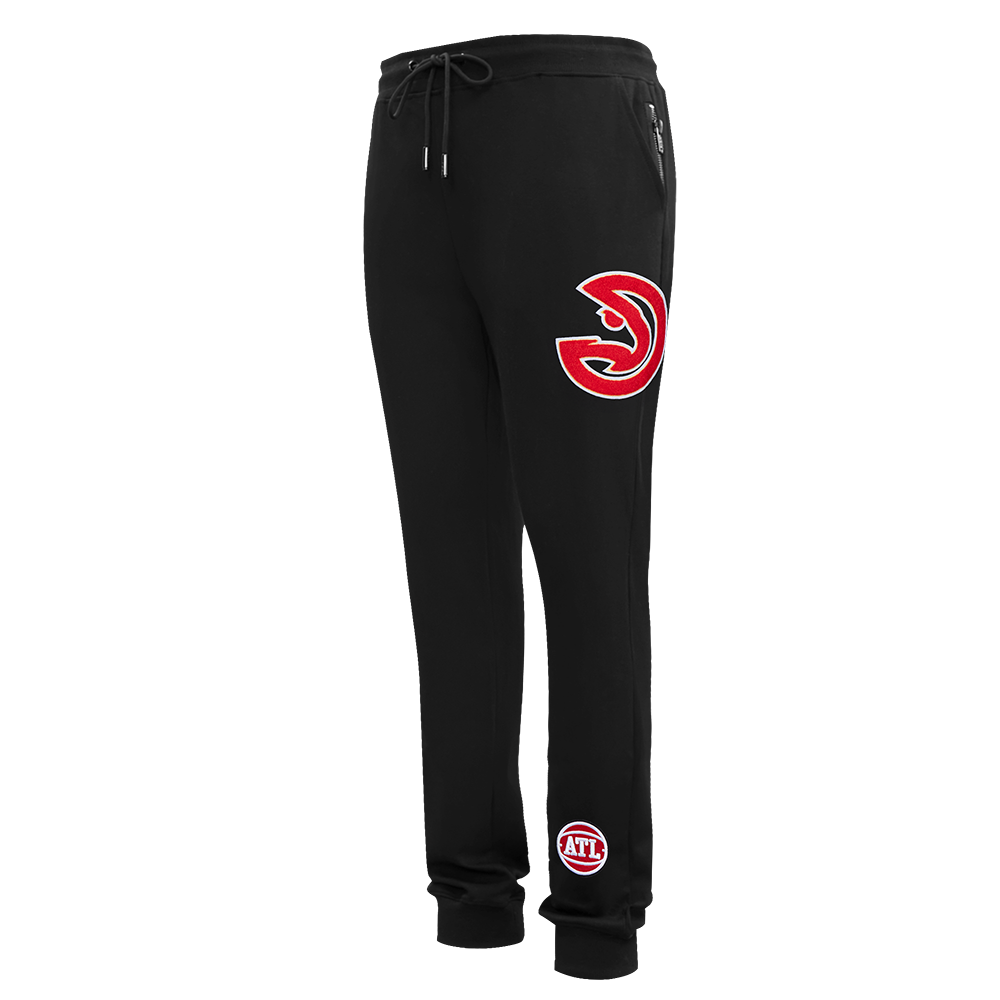 NBA ATLANTA HAWKS CLASSIC CHENILLE MEN'S JOGGER (BLACK)