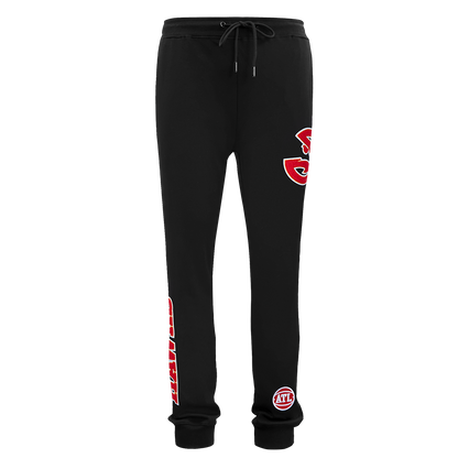 NBA ATLANTA HAWKS CLASSIC CHENILLE MEN'S JOGGER (BLACK)