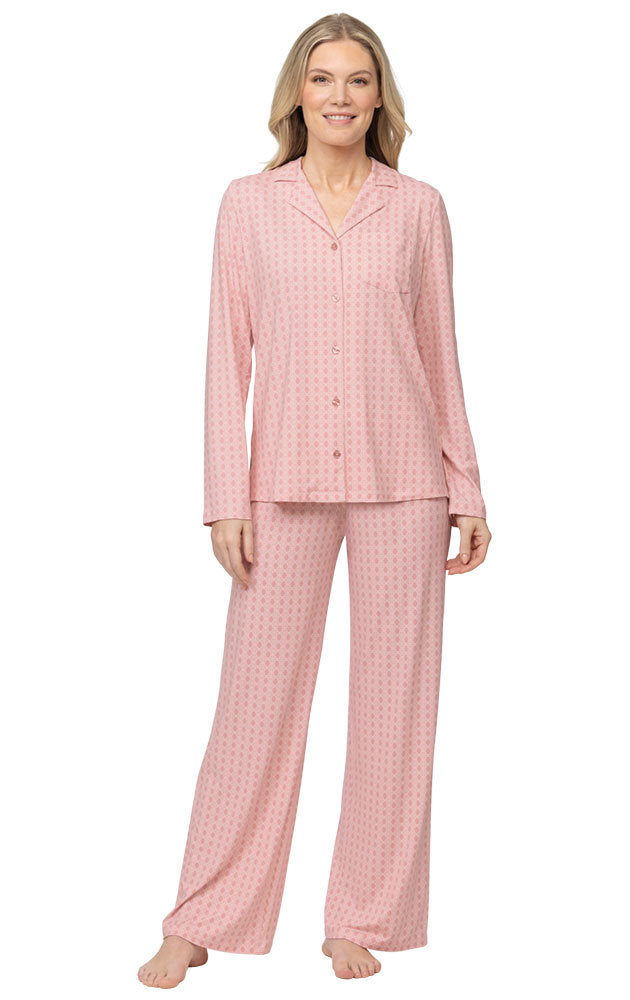 Naturally Nude Button-Front Pajamas