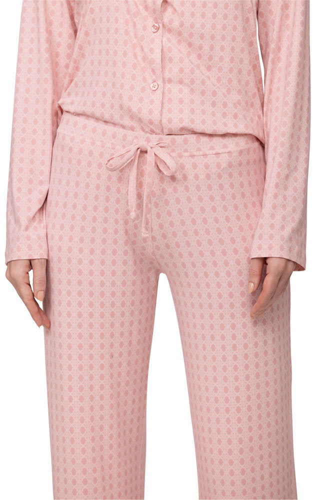 Naturally Nude Button-Front Pajamas