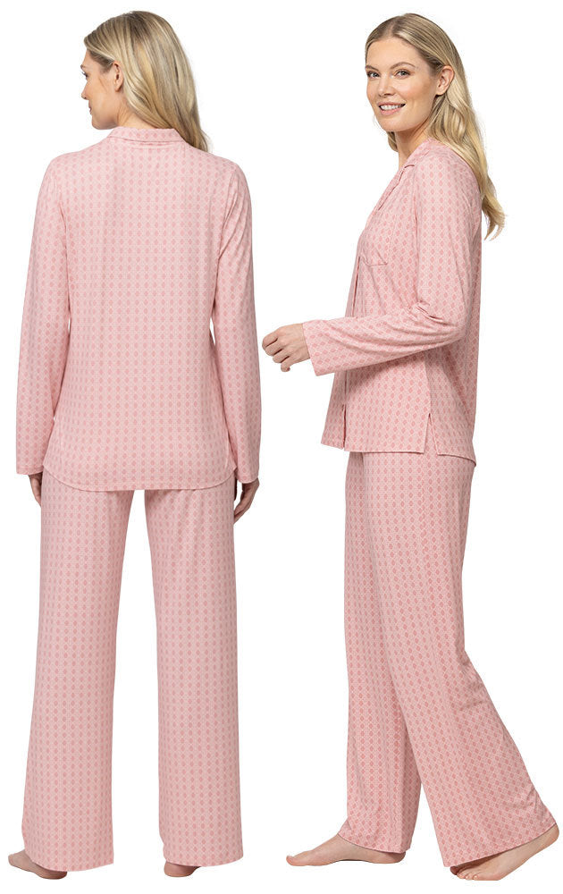 Naturally Nude Button-Front Pajamas