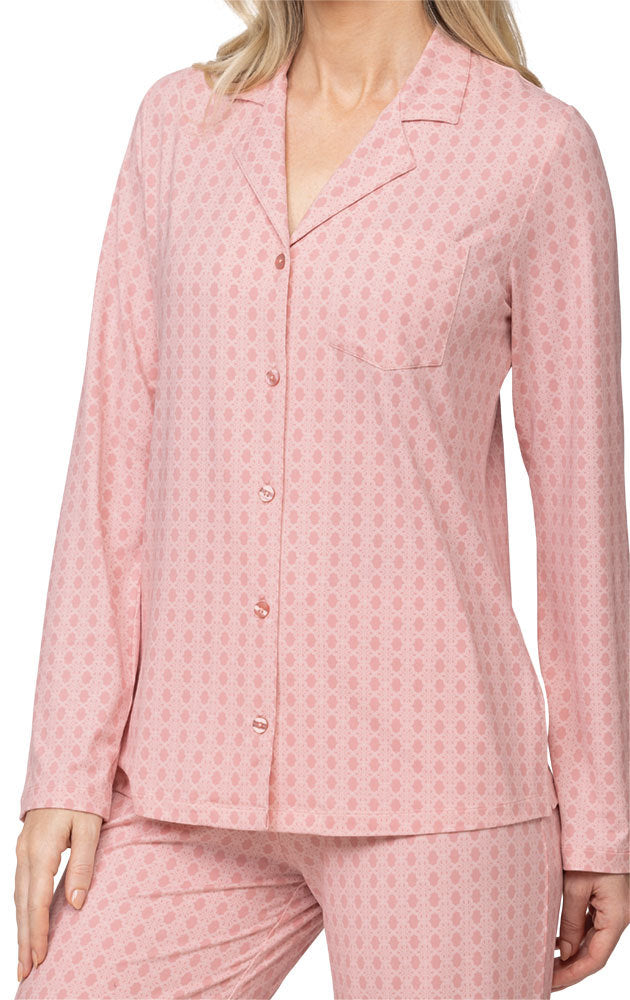 Naturally Nude Button-Front Pajamas