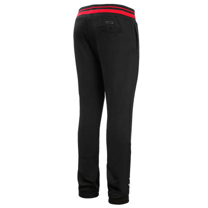 NBA ATLANTA HAWKS MASHUP MEN'S RIB SWEATPANT (BLACK)