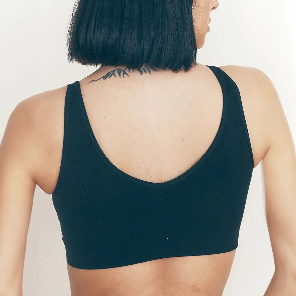 SOFT V CROP BRA