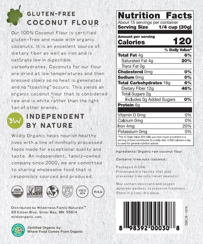 Organic Coconut Flour | Raw