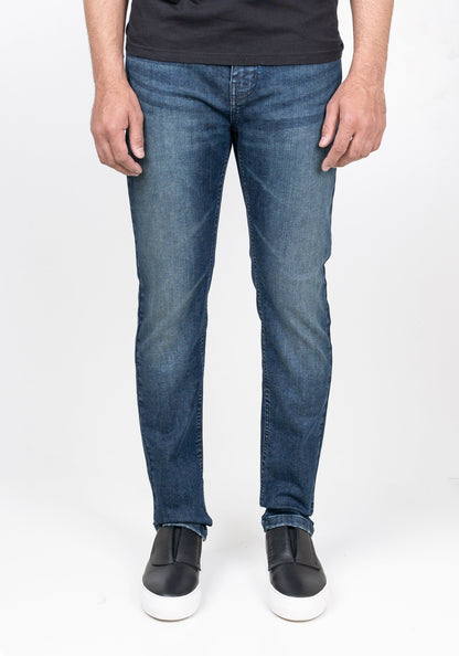 Dark Wash Tinted Skinny Fit Jeans - Ultra