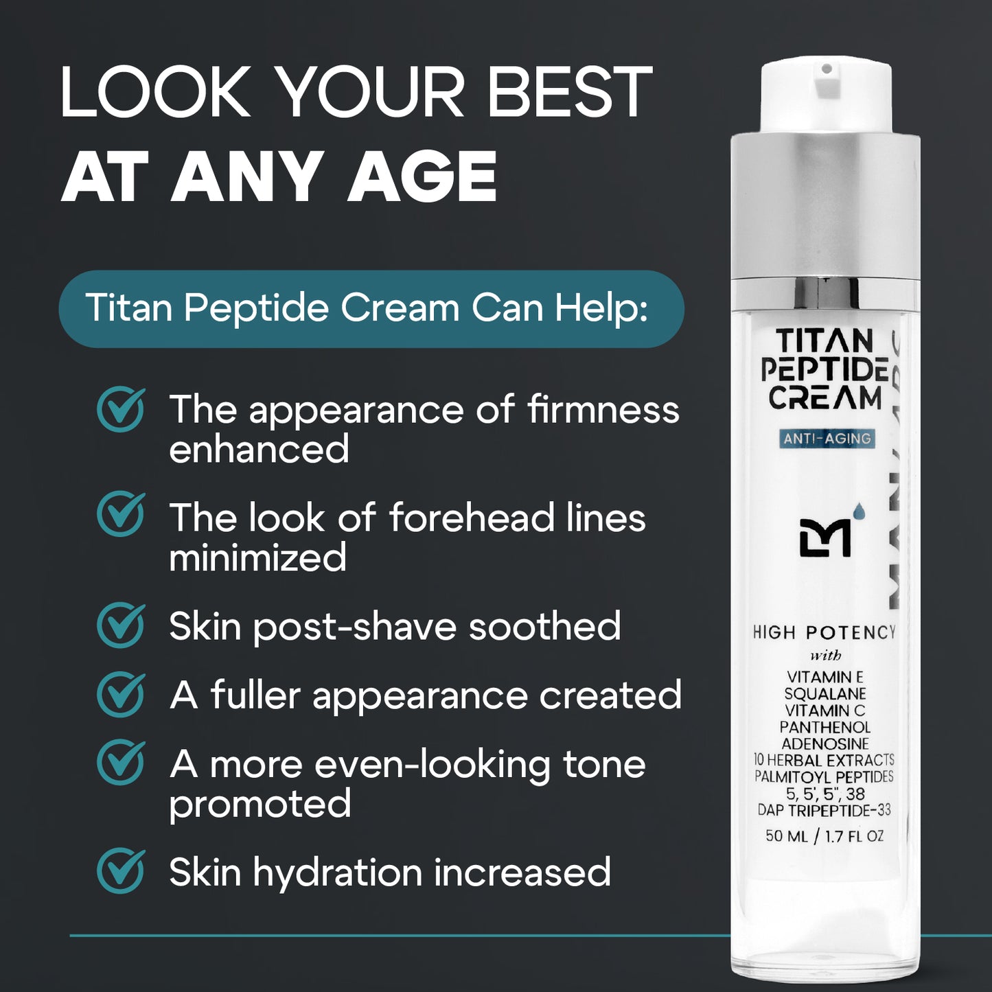 Titan Peptide Cream