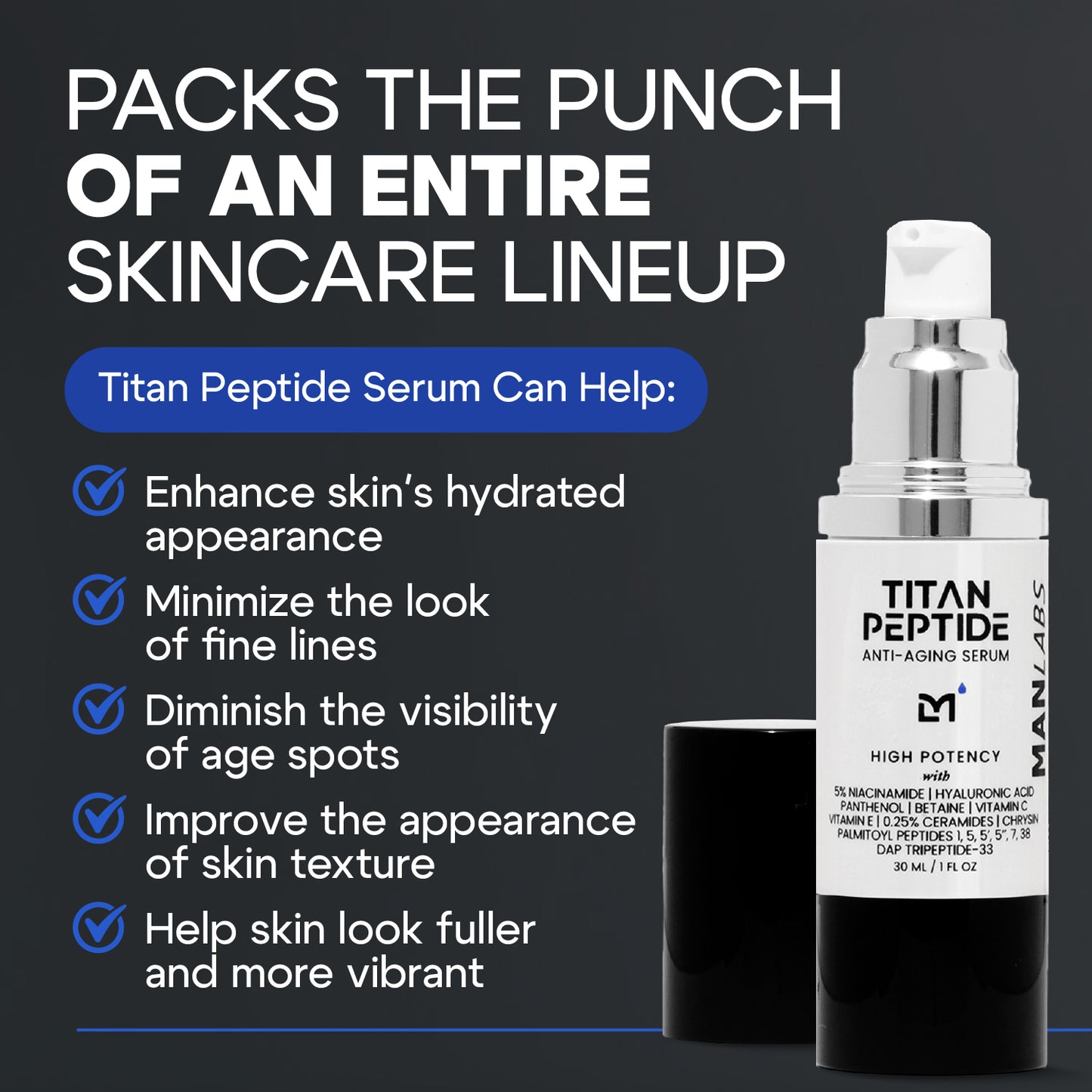 Titan Peptide Serum