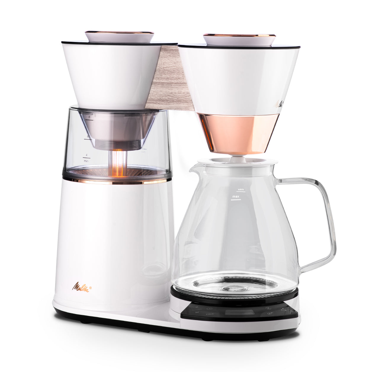 Melitta® Vision™ 12-Cup Luxe Drip Coffee Maker | Copper White | Auto, Programmable