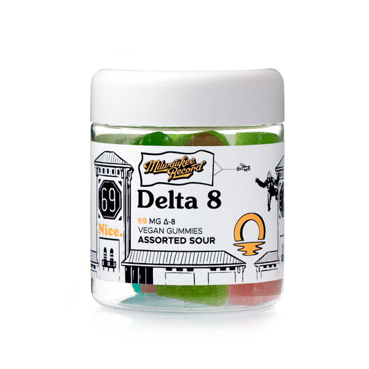 Delta 8 THC Gummies 69mg - 20ct Assorted Sour