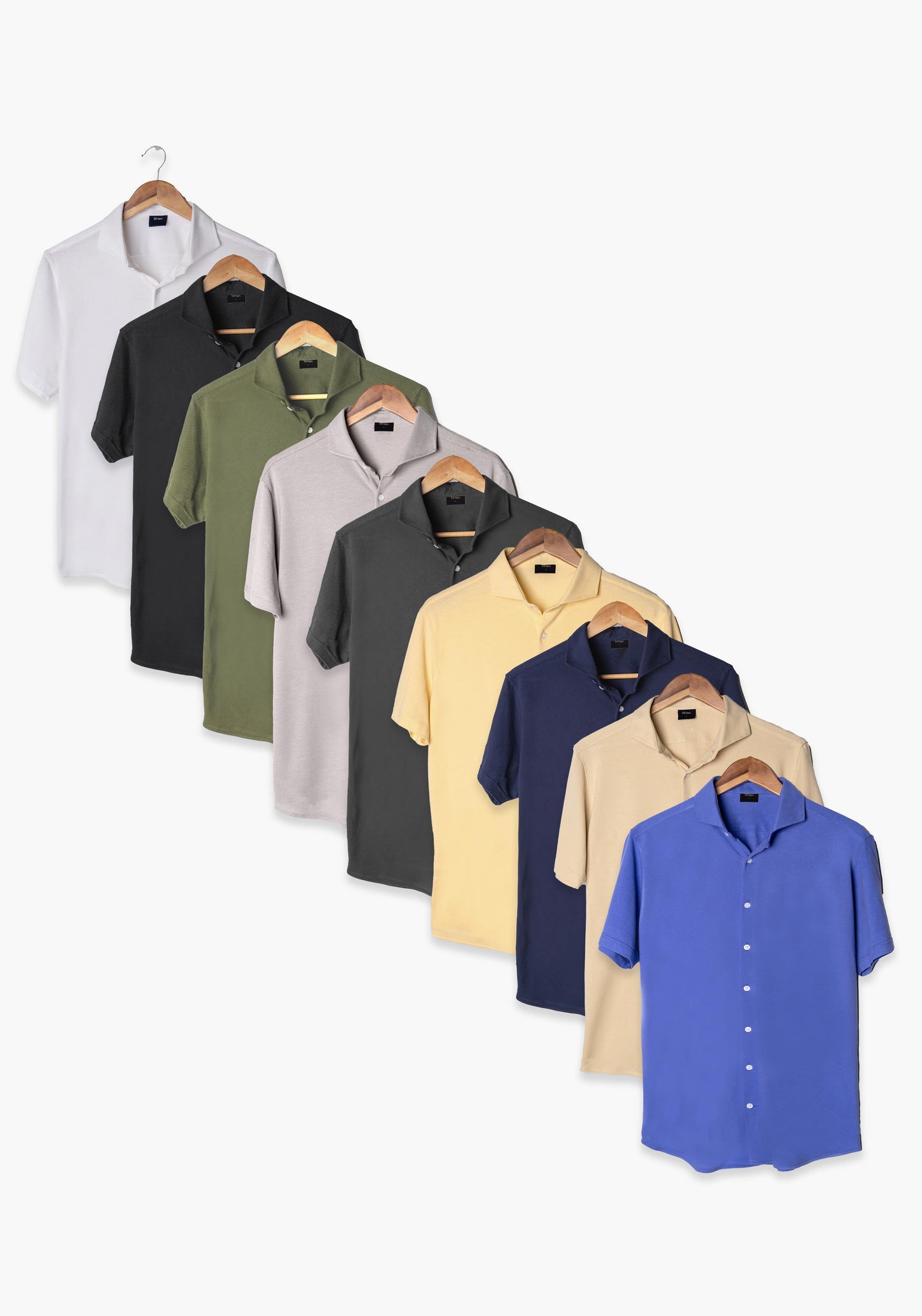 All 9 Color Pack - Feather Soft Piqué Half Sleeve Shirt