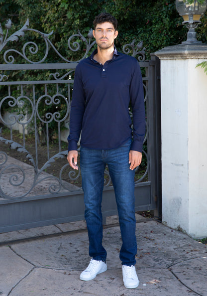 Dark Indigo Wash Slim Fit Jeans - Flex