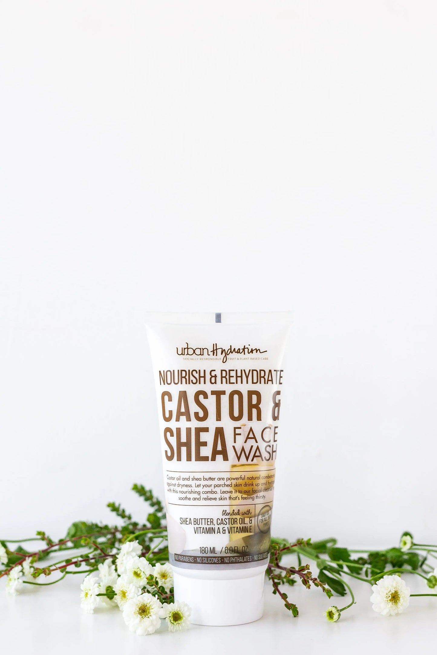 Urban Hydration Nourish & Rehydrate Castor & Shea Face Wash