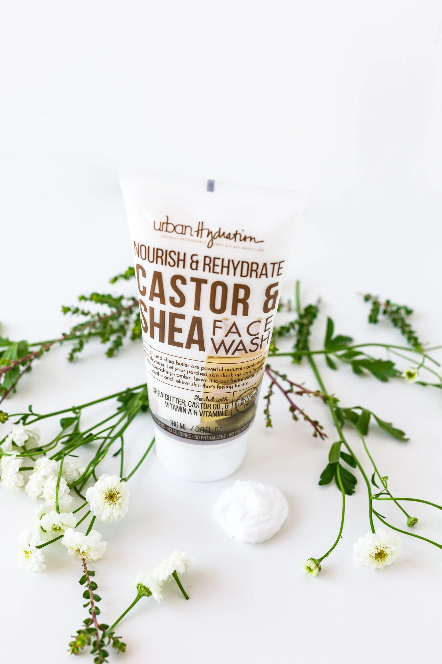 Urban Hydration Nourish & Rehydrate Castor & Shea Face Wash