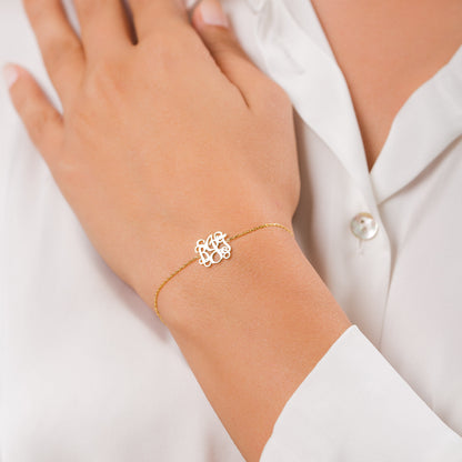 Monogram Bracelet | Gift for Mom Bridesmaid Gifts | Graduation Gifts | Wedding Party Gifts