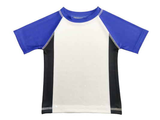 😎Kids Swim Rash Guard - Cobalt/Black