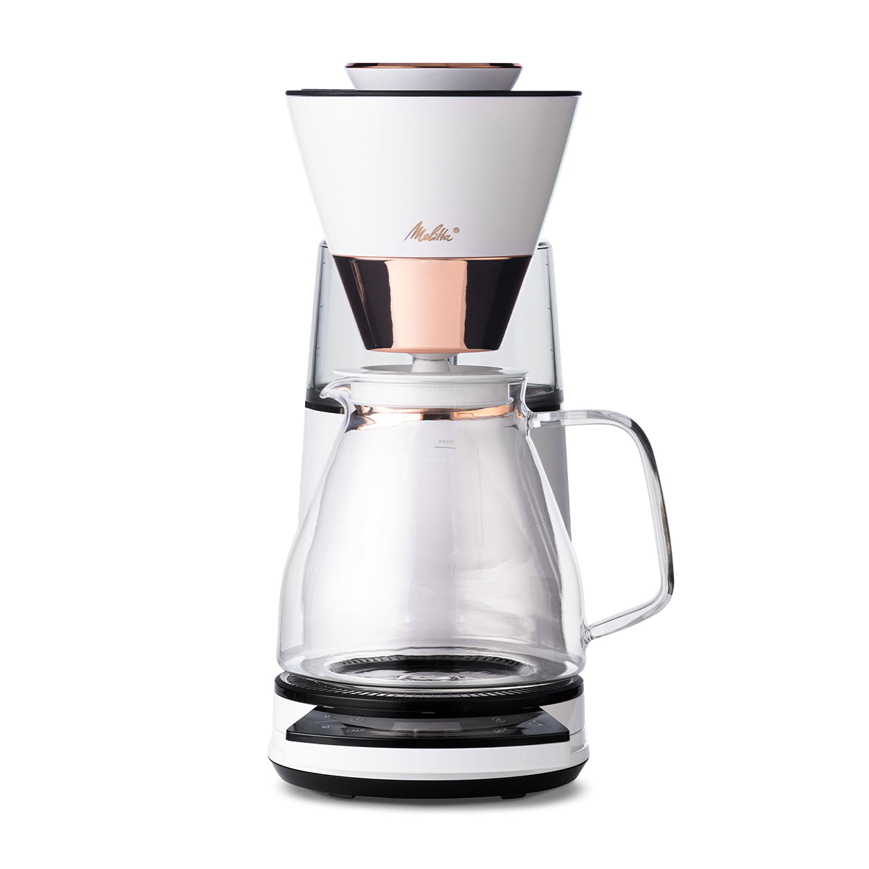 Melitta® Vision™ 12-Cup Luxe Drip Coffee Maker | Copper White | Auto, Programmable