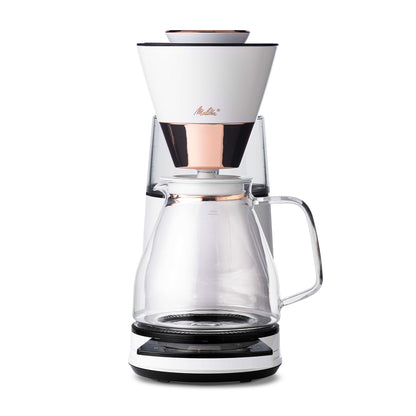Melitta® Vision™ 12-Cup Luxe Drip Coffee Maker | Copper White | Auto, Programmable