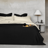 Textured Cotton Coverlet