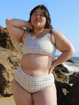 High Waisted Full Coverage Bottoms in Prairie