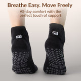 Pilates Socks for Women (2 Pairs)