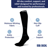 3-pair Compression Socks (15-20mmHg)