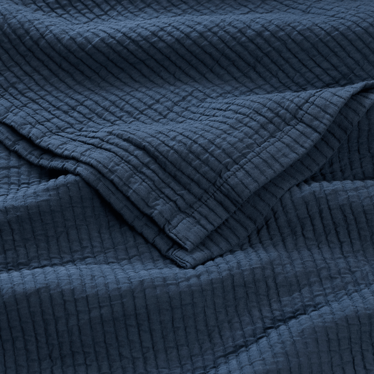 Textured Cotton Coverlet