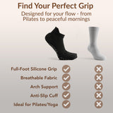 Pilates Socks for Women (2 Pairs)