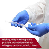 Blue Nitrile Exam Gloves - 200s Count