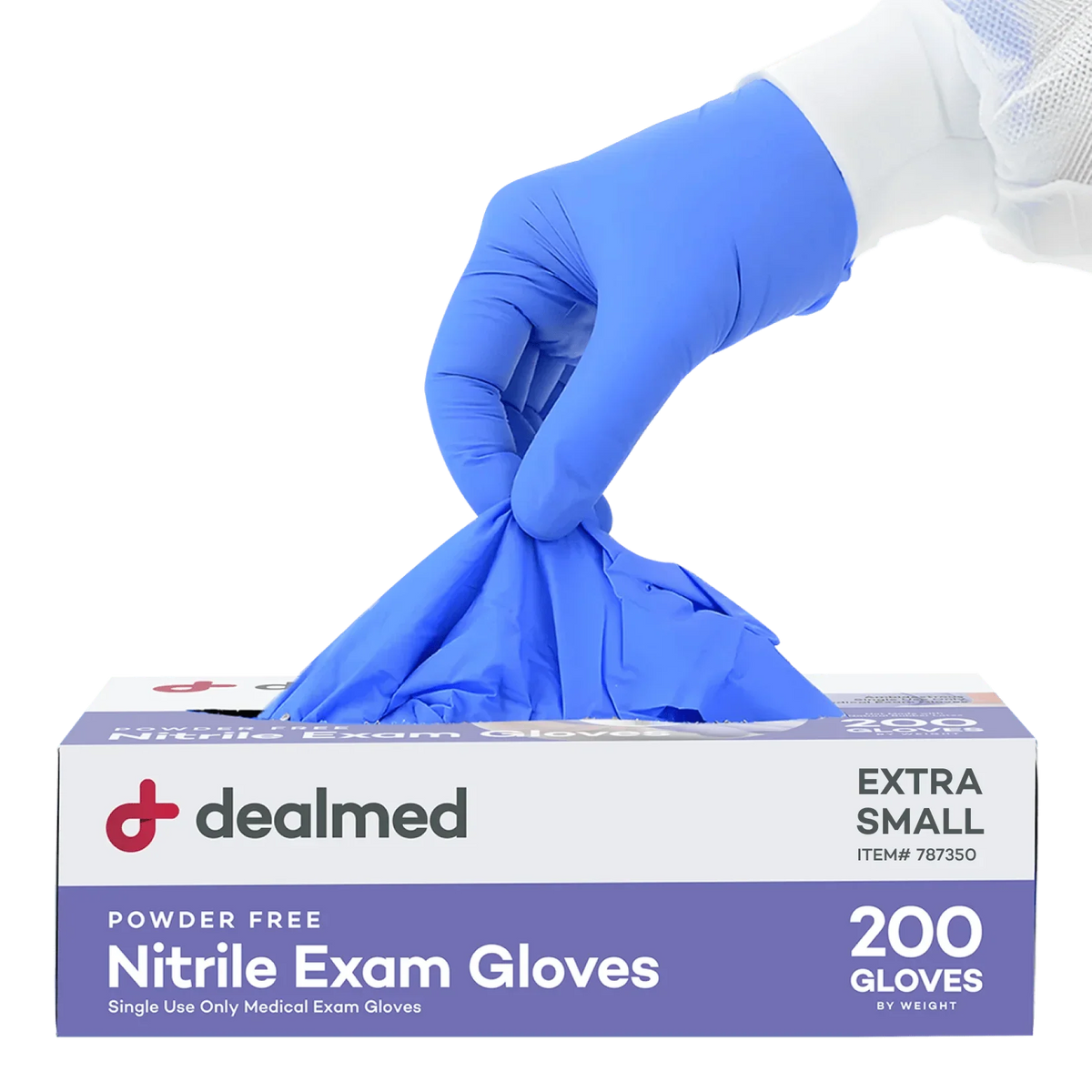 Blue Nitrile Exam Gloves - 200s Count
